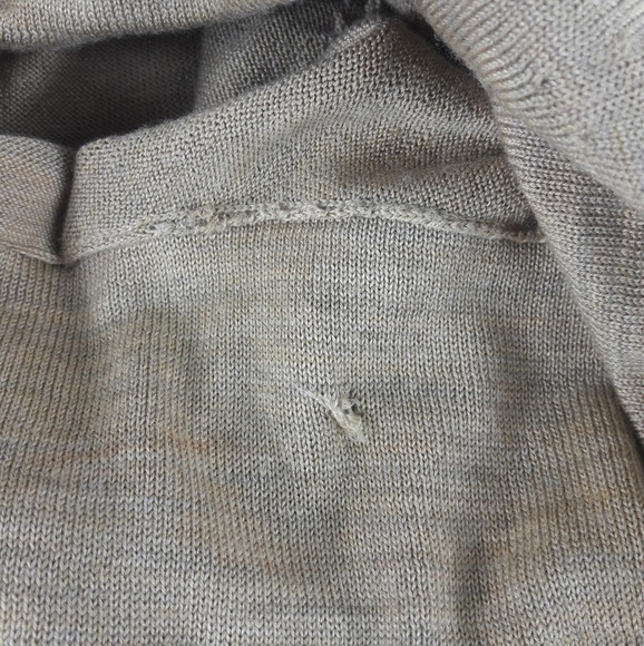 Ann Taylor Loft Colorblock Cowl Neck Sweater Dress - Picture 6 of 7